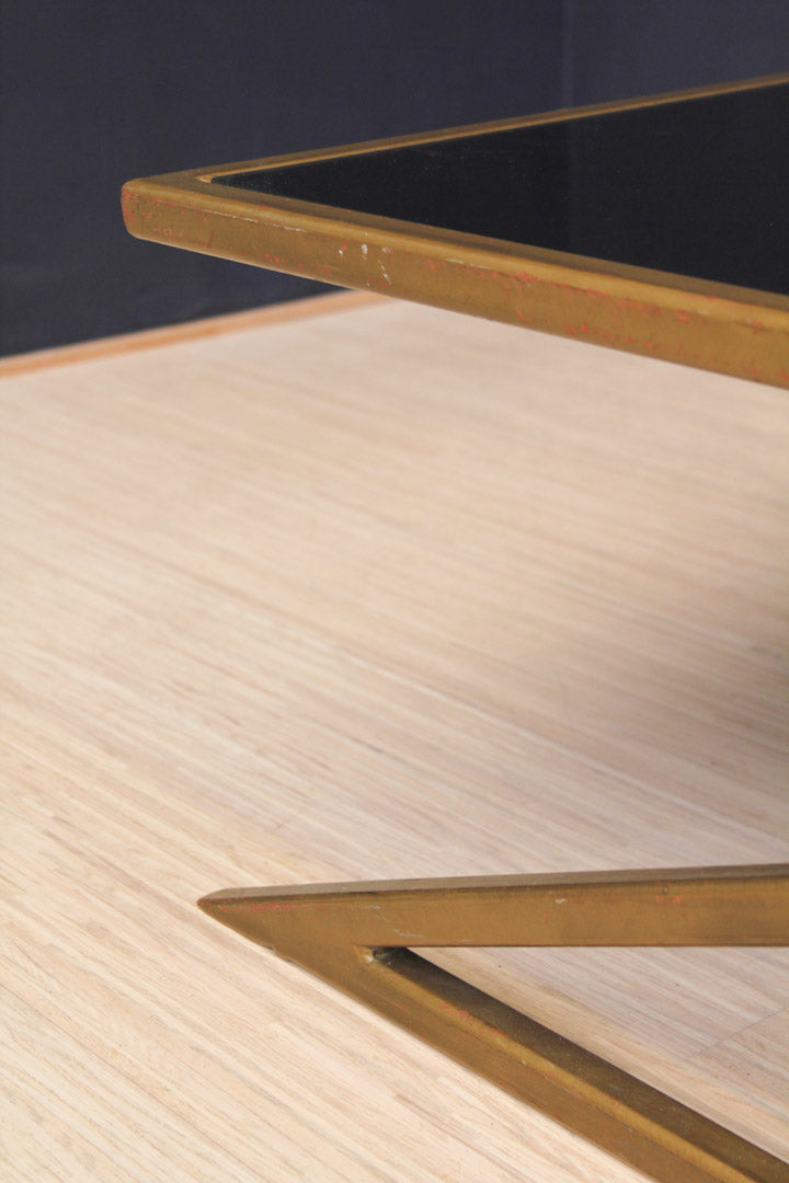 Z tafel / messing salontafel vintage
