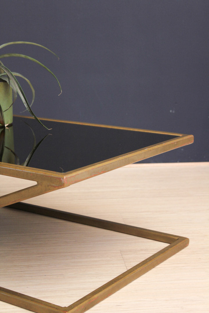 Z tafel / messing salontafel vintage