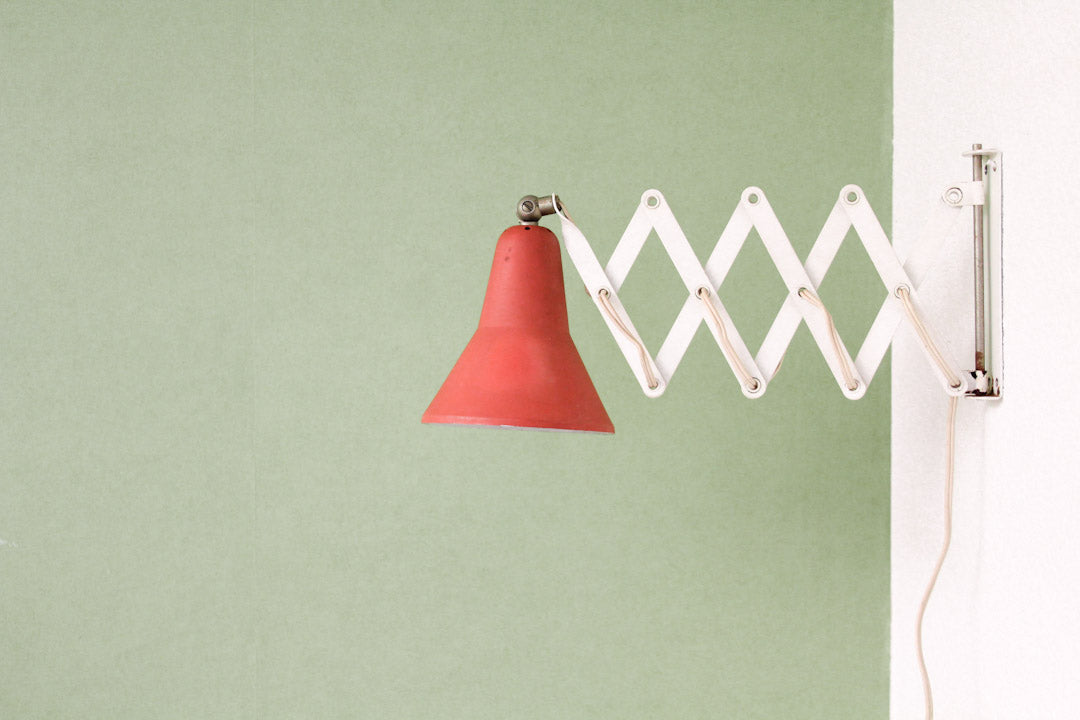 Vintage Anvia schaarlamp