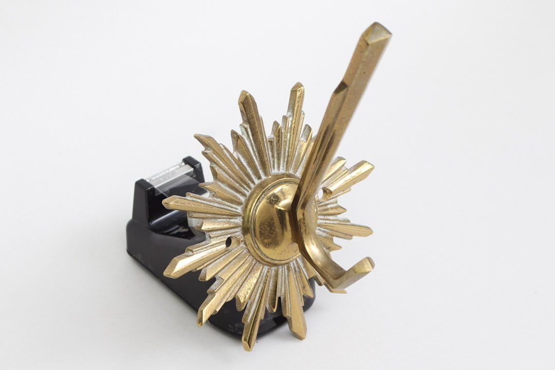 Grote vintage Art Deco wandhaak