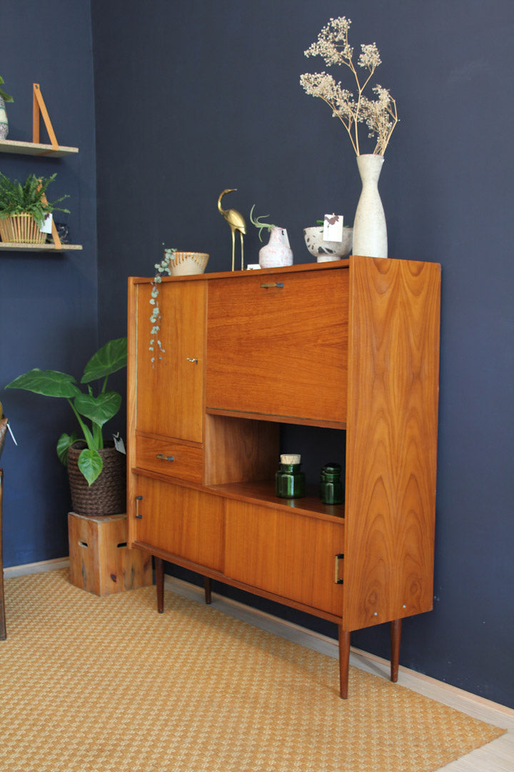 Jaren 60 buffetkast vintage teak fineer