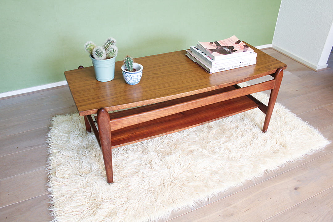 Vintage salontafel 117x47