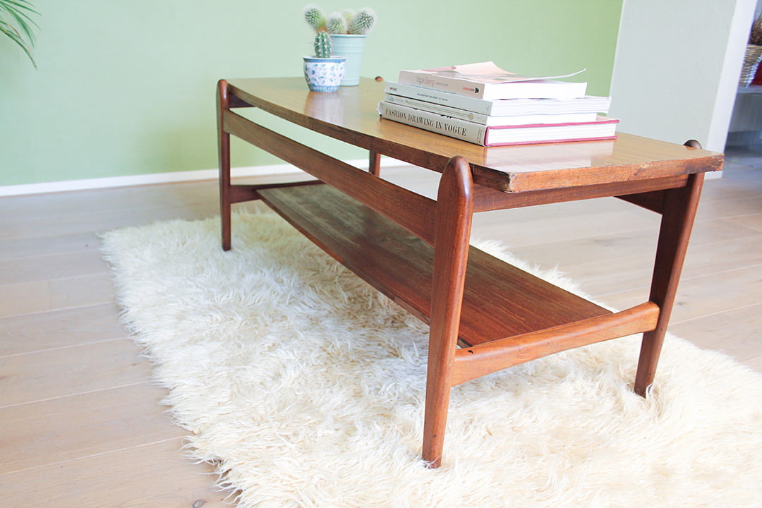 Vintage salontafel 117x47