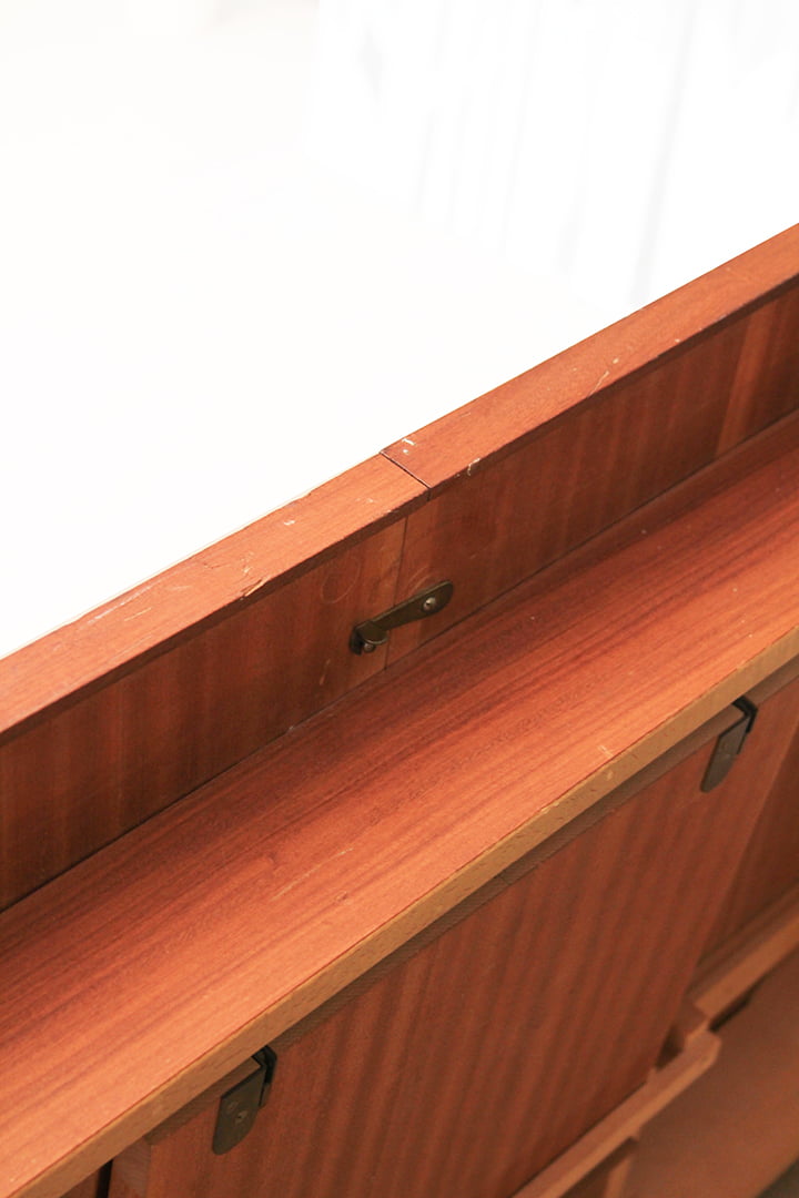 Vintage eettafel 122x90 / 161x90