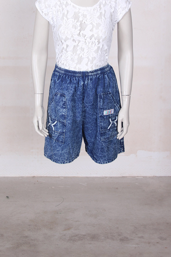 denim shorts