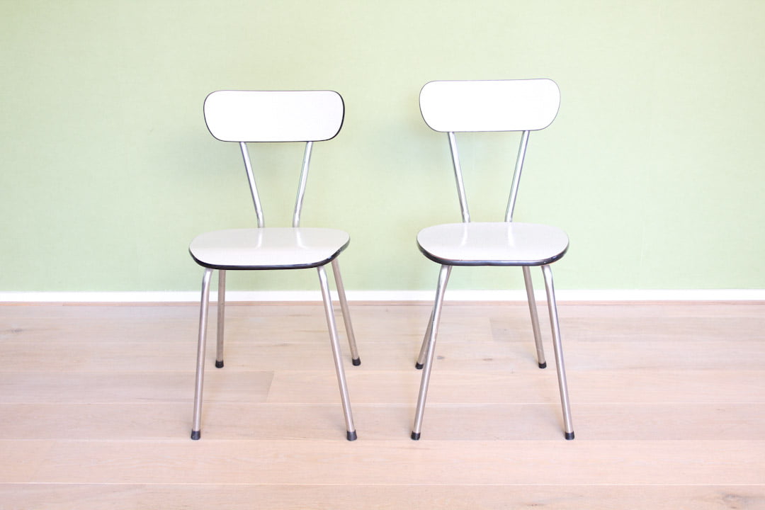 vintage formica stoelen