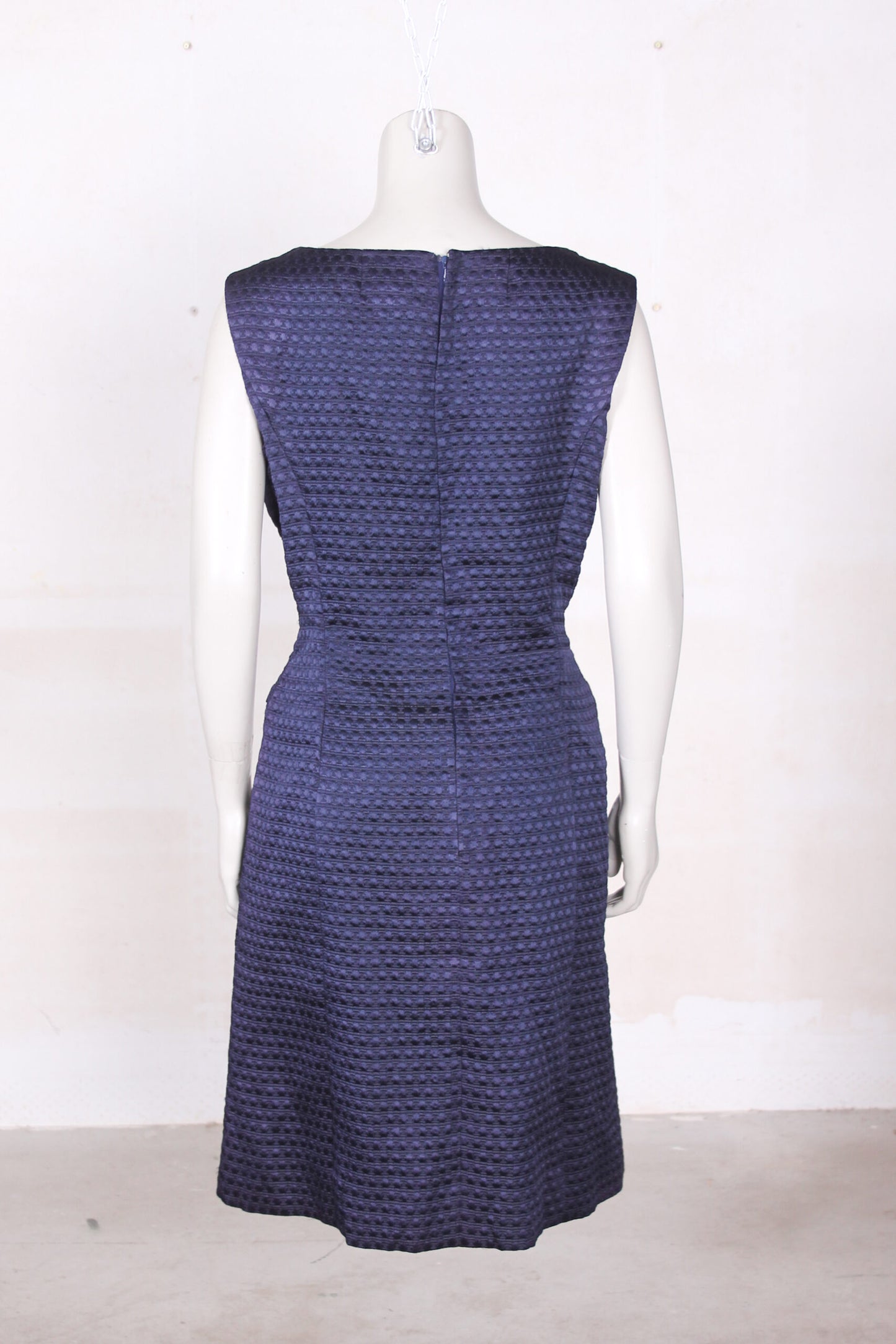Donkerblauwe cocktailjurk