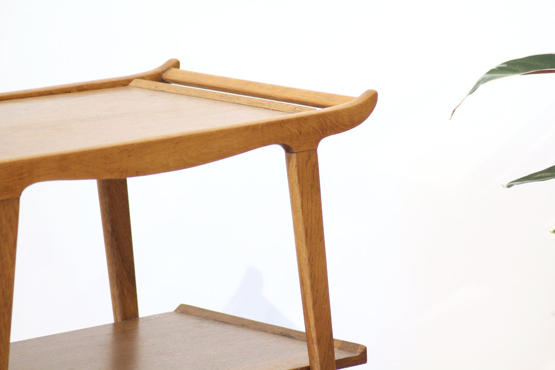 Vintage houten serveerwagen