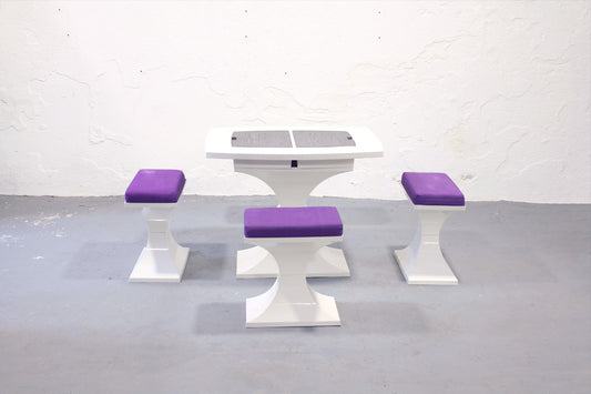 Vintage kindertafel Space Age Flair Holland