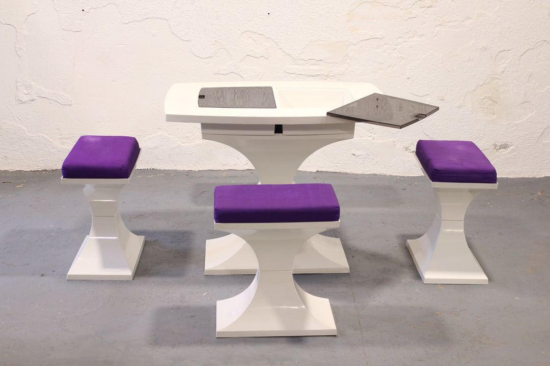 Vintage kindertafel Space Age Flair Holland