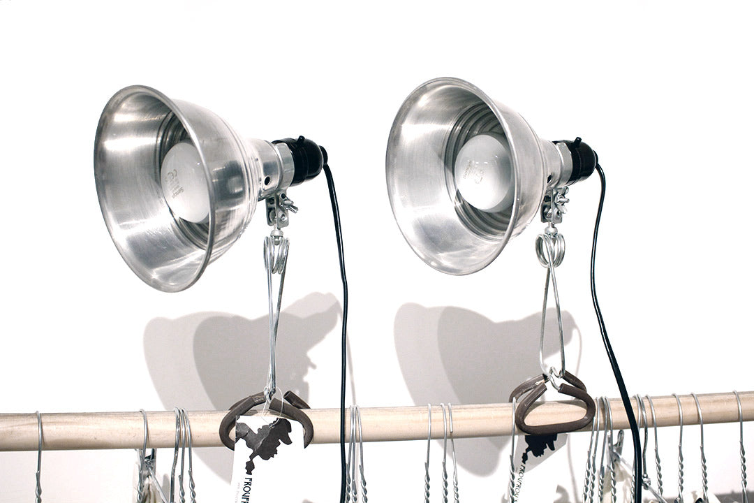 Vintage klemlamp Froufrou's