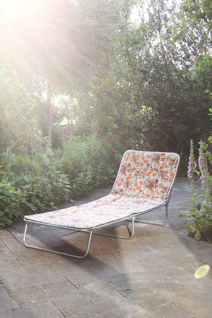 vintage zonnebed