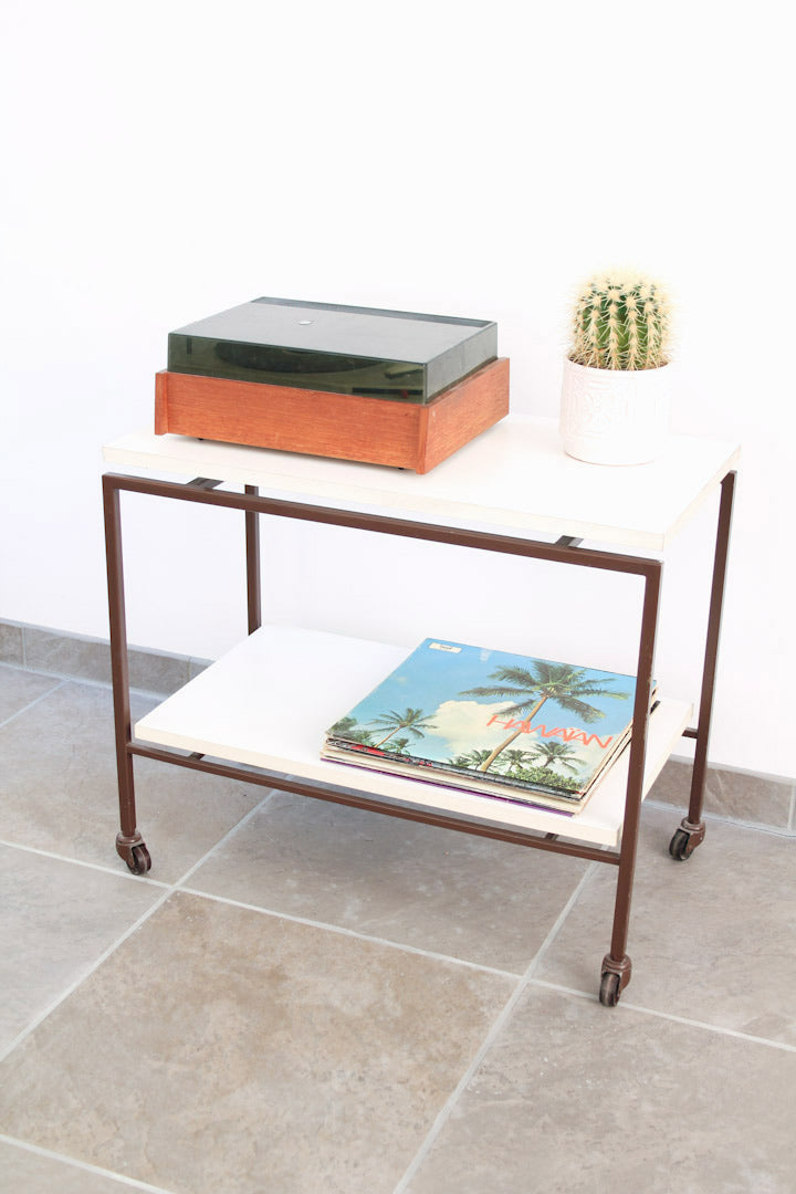 Vintage LP tafeltje / trolley