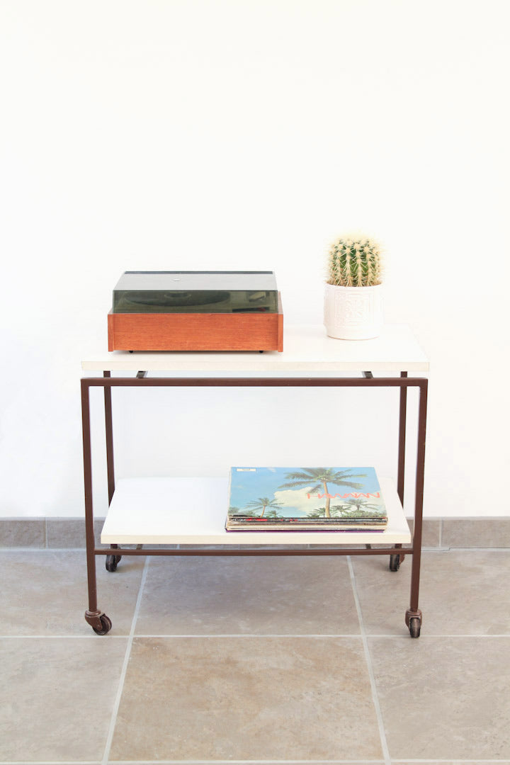 Vintage LP tafeltje / trolley