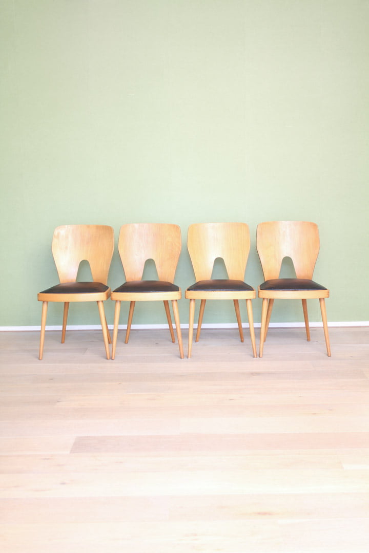 vintage eetkamerstoelen