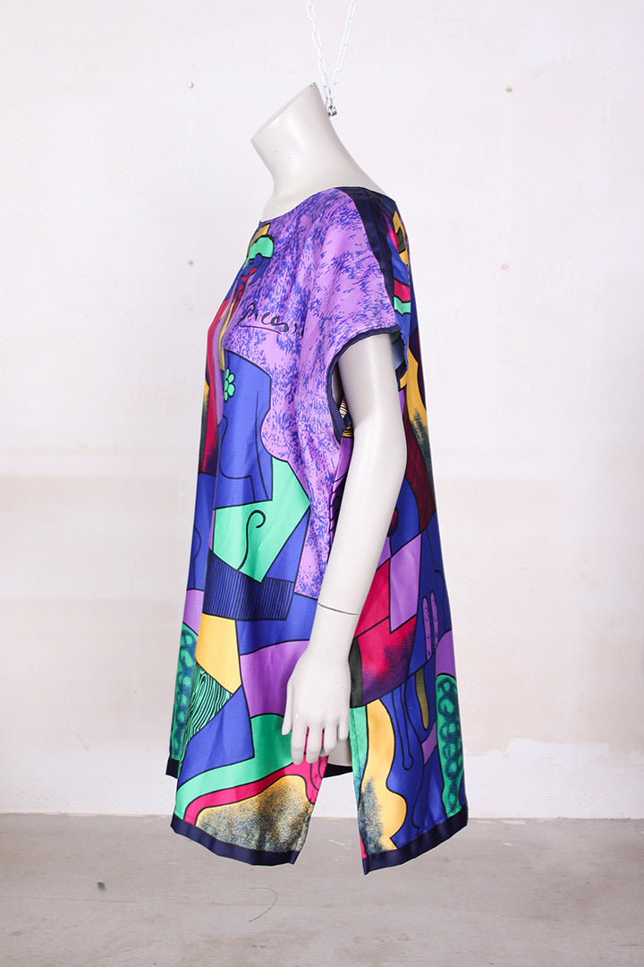 Vintage jaren 90 Picasso jurk / tuniek hiphop