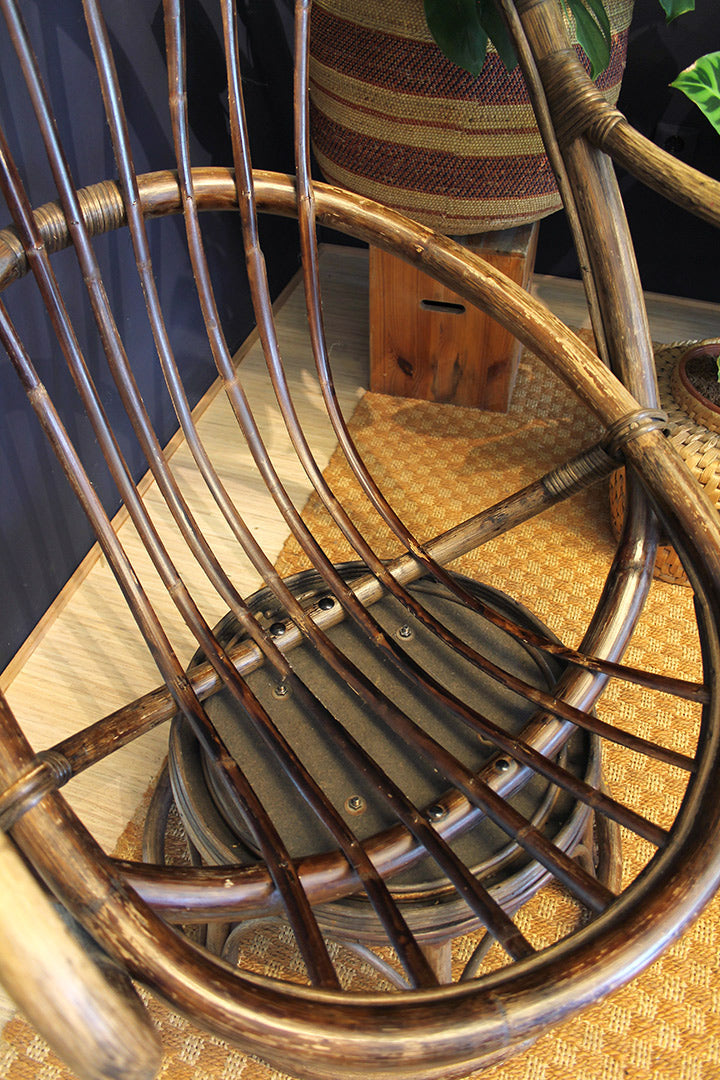 Vintage Rotan eistoel