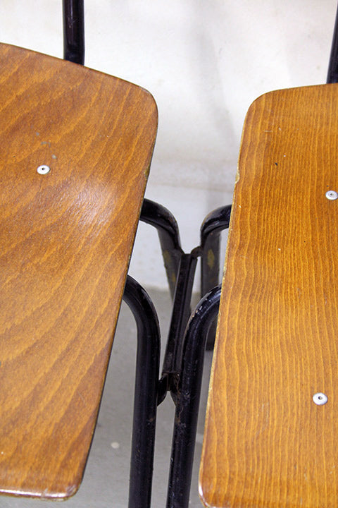Vintage schoolstoelen