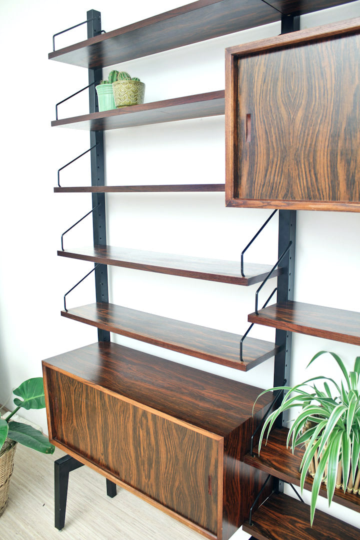 Vintage wandsysteem Poul Cadovius Royal system