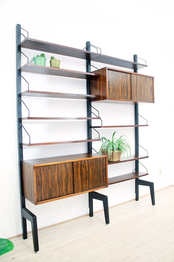 vintage wandsysteem Poul Cadovius Royal system