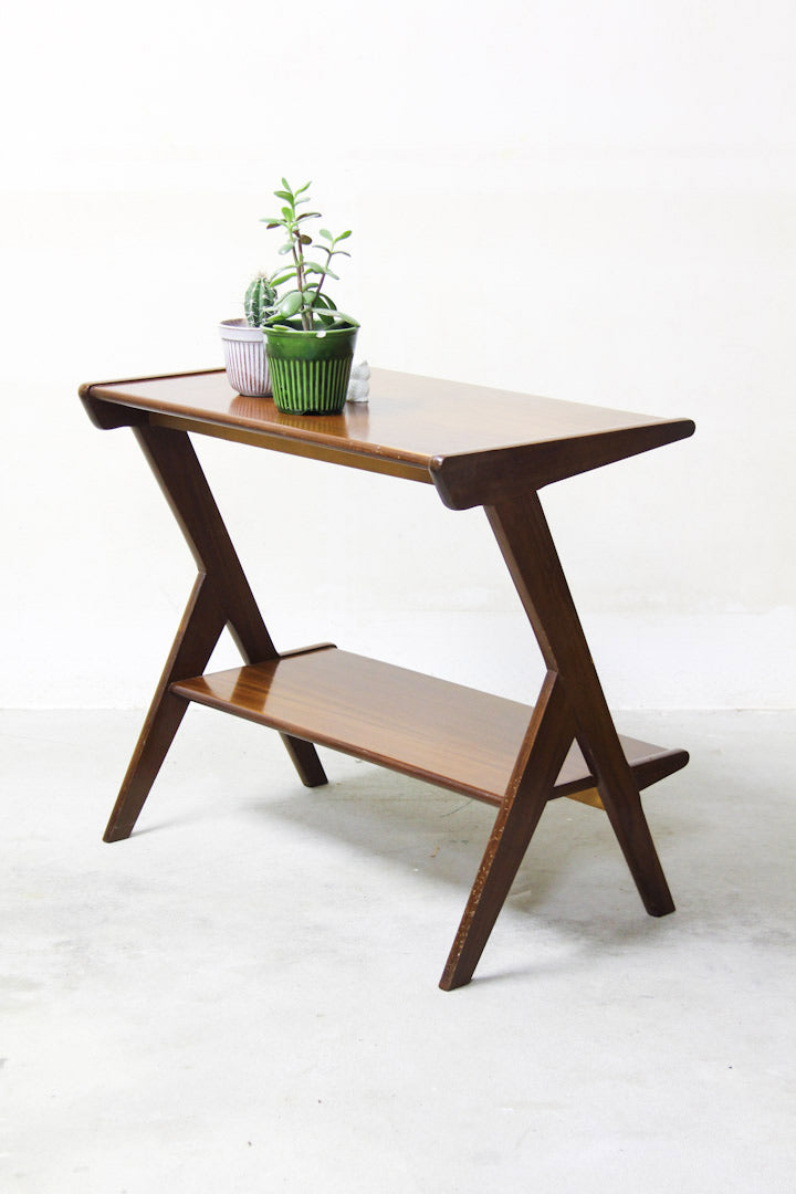 Jaren 60 Dutch design sidetable teak