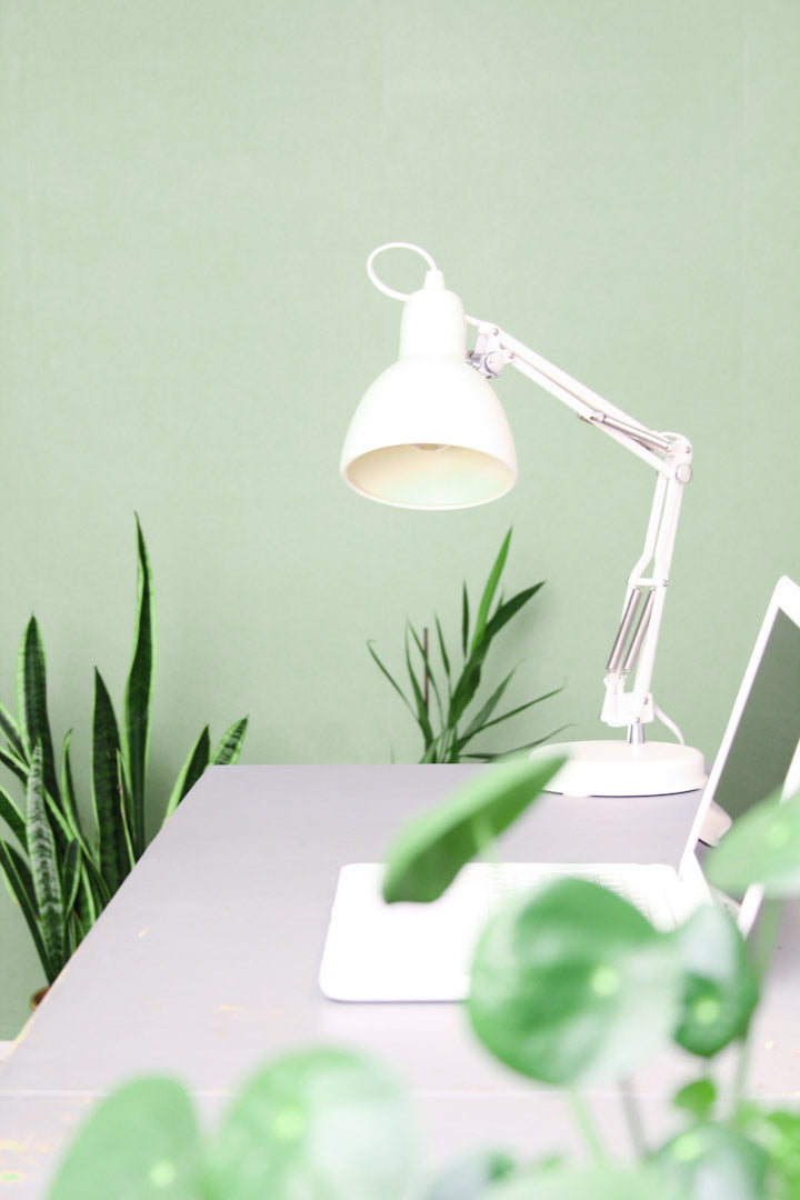 bureaulamp wit