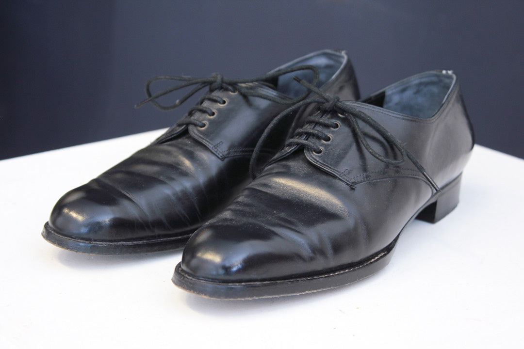 Zwarte leren veterschoenen Yohji Yamamoto x Robert Clergerie maat 36