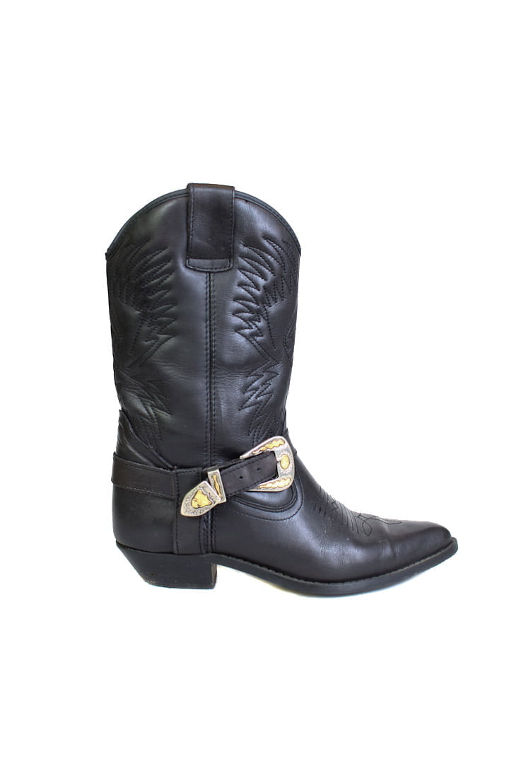 zwarte cowboylaarzen