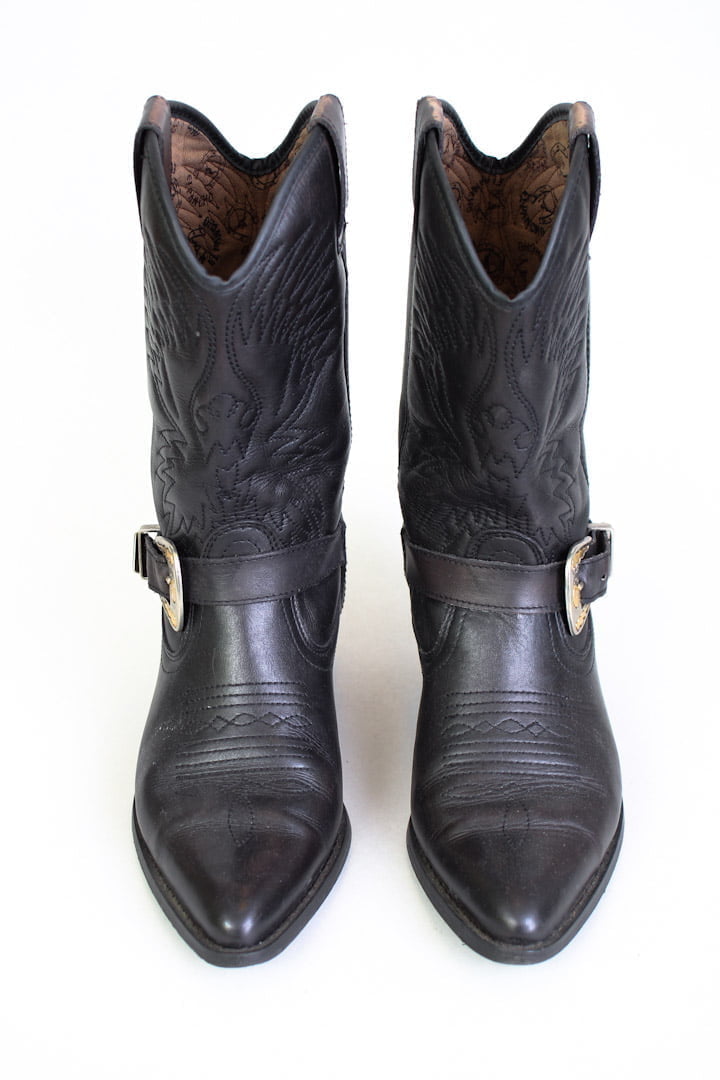 zwarte cowboylaarzen