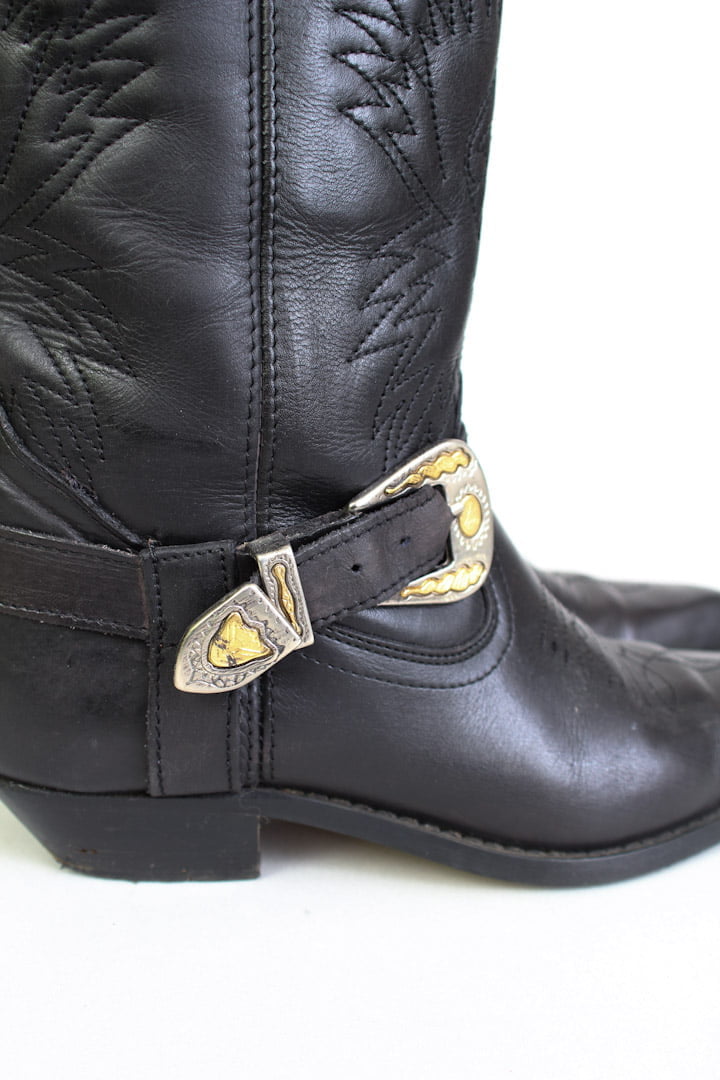 zwarte cowboylaarzen