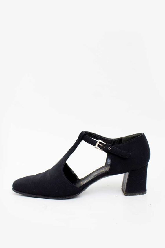 Zwarte stoffen Prada mary-jane pumps